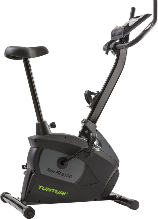 Tunturi Star Fit B100 Hometrainer - Fitnessfiets voor thuis met Ergometer - 16 weerstandsniveaus - 15 trainingsprogramma's - Hartslagsensoren - LCD-scherm Tunturi Star Fit B100 Hometrainer - Fitnessfiets voor thuis met Ergometer - 16 weerstandsniveaus - 15 trainingsprogramma's - Hartslagsensoren - LCD-scherm