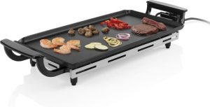 Princess Table Chef Bakplaat 102209 - Gourmet - Grillplaat - Tafelgrill -43x23cm - 6 personen - Regelbare thermostaat - 1800 Watt - Teppanyaki - Voor binnen en buiten