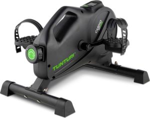 Tunturi Cardio Fit M40 Stoelfiets - Hometrainer - Bluetooth monitor - Minibike met 8 weerstanden - Fietstrainer magnetisch geremd - Bureaufiets - Incl. Trainings app