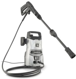Powerplus Elektrische hogedrukreiniger POWXG90401 - 1400W Terrasreiniger-110 bar-390l/h-3m slang en accessoires