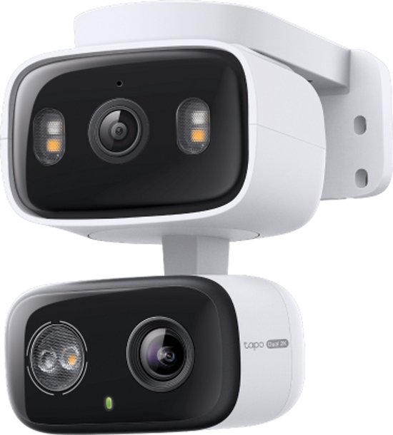 TAPO C246D Beveiligingscamera Dual lens -binnen/buiten- 2K 3MP- Pan/Tilt- AI detectie - IP65 TAPO C246D Beveiligingscamera Dual lens -binnen/buiten- 2K 3MP- Pan/Tilt- AI detectie - IP65