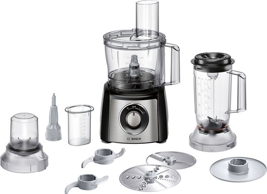 Bosch MCM3501M MultiTalent 3 - Keukenmachine - 800W - Foodprocessor - Zwart/RVS Bosch MCM3501M MultiTalent 3 - Keukenmachine - 800W - Foodprocessor - Zwart/RVS