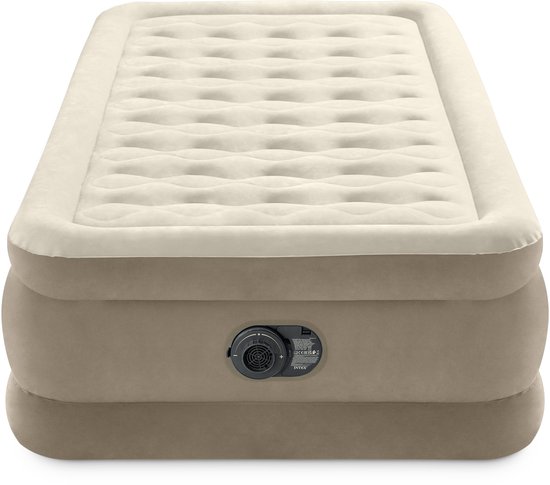 Intex Twin Ultra Plush Luchtbed met ingebouwde pomp - 191x99x46 cm Intex Twin Ultra Plush Luchtbed met ingebouwde pomp - 191x99x46 cm