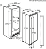 AEG LongFresh Koelkast inbouw 178 cm SFE818E9ZC - Afbeelding 2