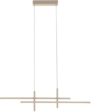 EGLO Trepiliano Hanglamp - LED - 110 cm - Zandkleur/Beige/Crème/Wit