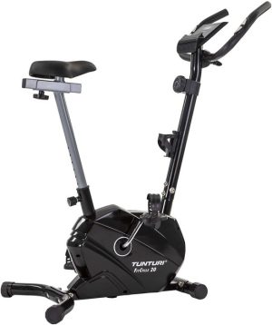 Tunturi FitCycle 20 Hometrainer - Fitness Fiets - Fitness fiets met 8 weerstandsniveaus - Voorzien van tablethouder en transportwielen