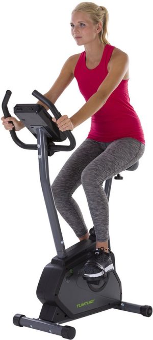 Tunturi Cardio Fit E30 Hometrainer - Fitnessfiets met ergometer - 12 trainingsprogramma's - Verstelbaar - Ergonomisch