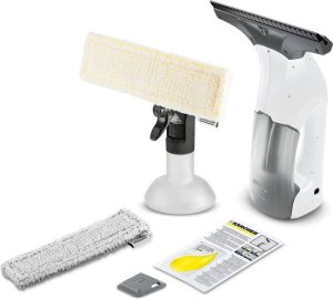 Kärcher WV 1 Plus Raamreiniger - Looptijd accu 25 min. - Werkbreedte 250 mm - Rubberen zuigstrip - Incl. sproeiflacon met microvezeldoek en reinigingsmiddel