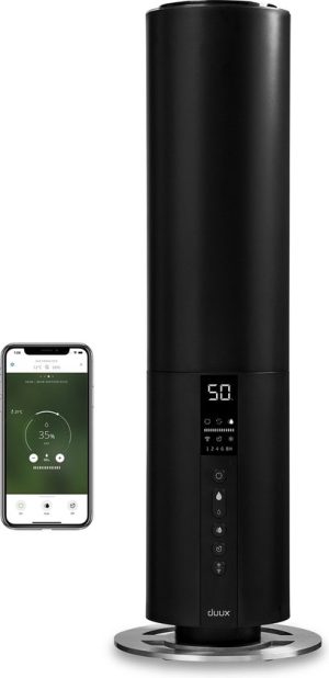 Duux Beam 2 Smart Luchtbevochtiger met Hygrometer - 5L capaciteit - Aromatherapie - Zwart
