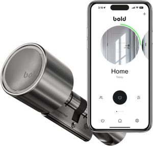 Bold Cilinder - Bold Smart Lock SX-65- Slim deurslot - RVS - Zilver
