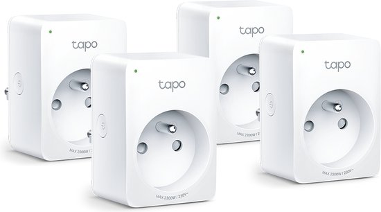 TP-Link Tapo P110 - Slimme Stekker - Smart Plug- 4 stuks - Energiebewaking- BE/FR TP-Link Tapo P110 - Slimme Stekker - Smart Plug- 4 stuks - Energiebewaking- BE/FR