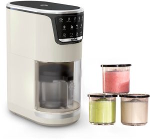 Tefal Dolci IG602A - IJsmachine - 10 Programma's - 1.4L - Automatisch spoelprogramma - Geschikt voor Sorbet en Roomijs