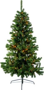 Winterland® Kopenhagen LED Kunstkerstboom – 210 cm – Met verlichting – Luxueuze look en feel – 300LED lampjes