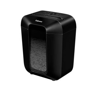 Fellowes LX50 Papierversnipperaar - Cross-Cut - P4 - 9 vel - 17L - Zwart