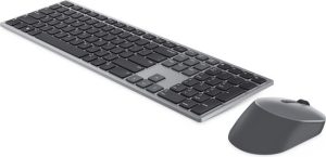 DELL KM7321W toetsenbord RF-draadloos + Bluetooth AZERTY Belgisch Inclusief muis Grijs
