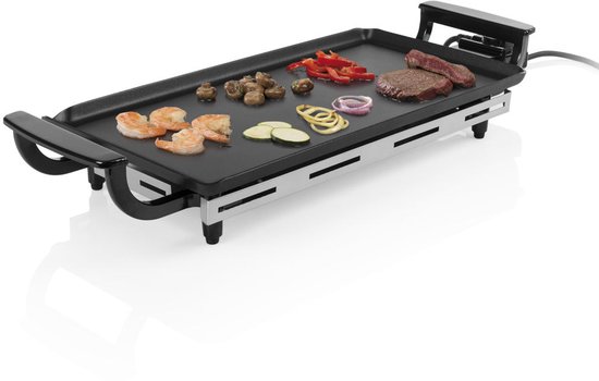 Princess Table Chef Bakplaat 102209 - Gourmet - Grillplaat - Tafelgrill -43x23cm - 6 personen - Regelbare thermostaat - 1800 Watt - Teppanyaki - Voor binnen en buiten Princess Table Chef Bakplaat 102209 - Gourmet - Grillplaat - Tafelgrill -43x23cm - 6 personen - Regelbare thermostaat - 1800 Watt - Teppanyaki - Voor binnen en buiten