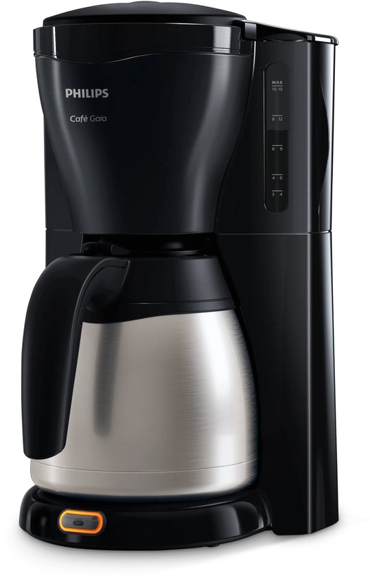 Philips Café Gaia HD7544/20 - Koffiezetapparaat - Zwart Philips Café Gaia HD7544/20 - Koffiezetapparaat - Zwart