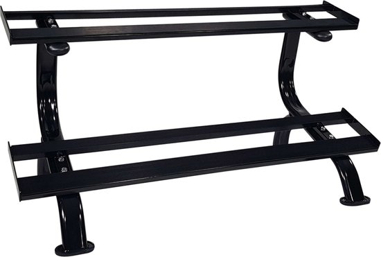 Tunturi Dumbbell rek - Halterrek - Dumbbell opbergrek - 2 laags Tunturi Dumbbell rek - Halterrek - Dumbbell opbergrek - 2 laags
