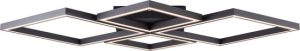 Brilliant Quon - Plafondlamp - LED 36W 2700K-6200K - Zwart