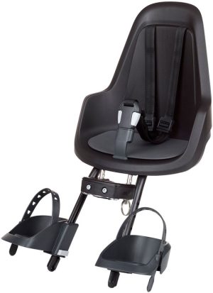 Bobike GO mini Fietsstoeltje - Urban Black