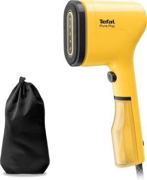Tefal Pure POP DT2026 - Kledingstomer - Compact - Omkeerbaar Opzetstuk - Handstomer - Manhattan Yellow - 1300W