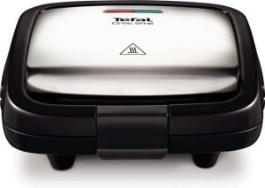 Tefal Croc Time SM193D - Tosti ijzer - Anti-aanbaklaag - 700 W - RVS