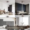 Brilliant Slimline - Plafondventilator - Met verlichting - LED 40W - 3000K-6500K - Dimbaar - Zwart met Houtstructuur rand - Zeer stil - Afbeelding 3