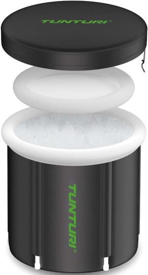 Tunturi IB30 IJsbad - Opblaasbaar Ice Bath - 75 cm - Dompelbad Met Isolerende Afdekhoes - Opvouwbaar & Inklapbaar