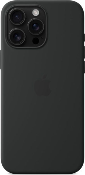 Silicone Backcover geschikt voor MagSafe geschikt voor iPhone 16 Pro Max - Black