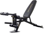 Tunturi Centuri UB100 Halterbank verstelbaar - Fitnessbank belastbaar tot 200kg - Trainingsbank