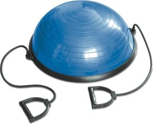 Balanstrainer RS Sports - Balansbal incl weerstandsbanden - blauw