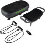 Tunturi Cardio Fit V10 Trilplaat - Incl. fitnesstoel - Vibrationplate - 30 snelhedenen - 3 programma's - Vibratie - incl. gratis fitness app