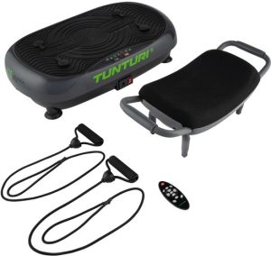 Tunturi Cardio Fit V10 Trilplaat - Incl. fitnesstoel - Vibrationplate - 30 snelhedenen - 3 programma's - Vibratie - incl. gratis fitness app
