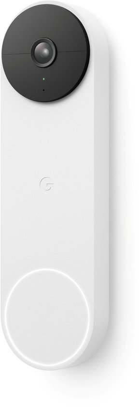 Google Nest Videodeurbel - Deurbeldrukker - Batterij - Wit Google Nest Videodeurbel - Deurbeldrukker - Batterij - Wit