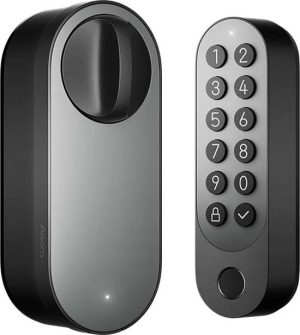 Aqara Smart Lock U200 Kit - Zwart - Slim Deurslot - Vingerafdruk & Pincode - Apple Home Key - Bluetooth & Matter