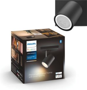 Philips Hue Runner - spot - zwart - GU10 fitting - 1 lichtpunt - aanpasbaar wit licht - slimme verlichting