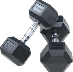 Lifemaxx Crossmaxx Hexa Dumbbell - 15 kg