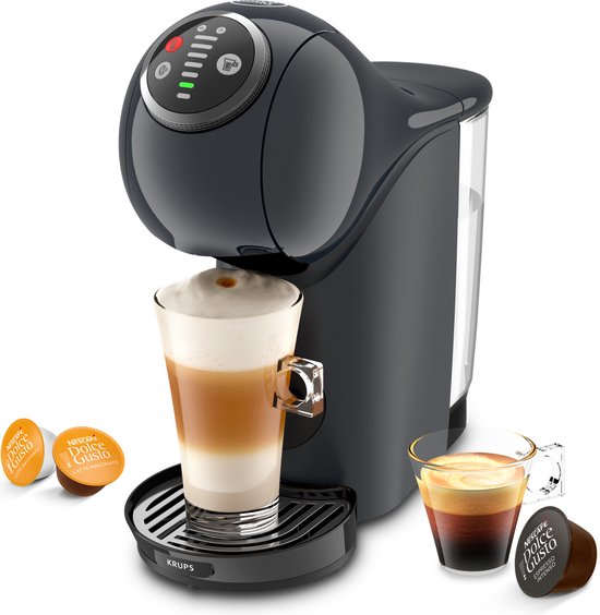 Krups NESCAFÉ Dolce Gusto Genio S Plus KP340B - Koffiecupmachine - Grijs - Automatische Stop - Eenvoudig Personaliseren - Voor Dolce Gusto Cups Krups NESCAFÉ Dolce Gusto Genio S Plus KP340B - Koffiecupmachine - Grijs - Automatische Stop - Eenvoudig Personaliseren - Voor Dolce Gusto Cups